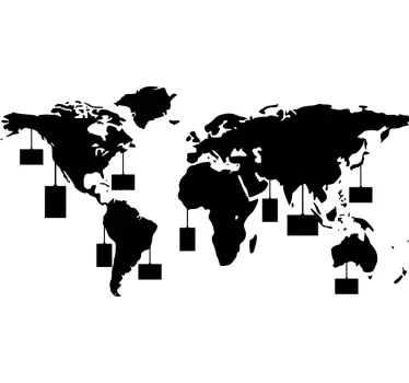 αυτοκόλλητο world photos - TenStickers