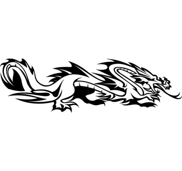αυτοκόλλητο αυτοκινήτου dragon - TenStickers