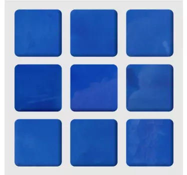 μεταφορά μπλε πλακιδίων - TenStickers