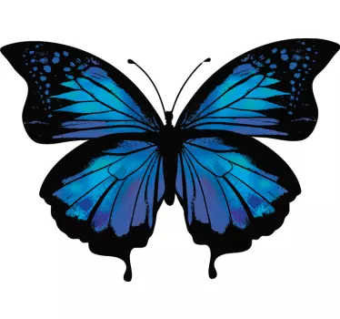 όμορφα και πολύχρωμα αυτοκόλλητα πεταλούδων για τοίχους - TenStickers