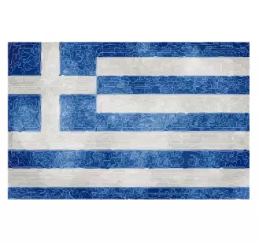 παλιά ελληνική σημαία - TenStickers
