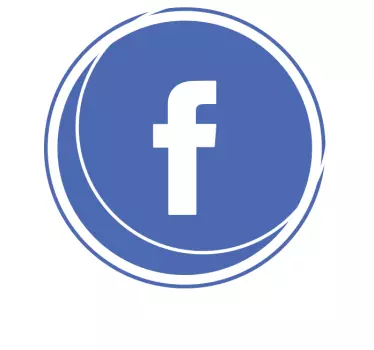εξατομικευμένος κύκλος παραθύρου facebook - TenStickers