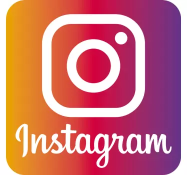 λογότυπο instagram βιτρίνα - TenStickers