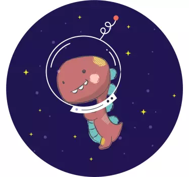 αυτοκόλλητο τοίχου space t-rex - TenStickers