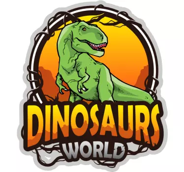 Jurassic world dragon wall decal - TenStickers
