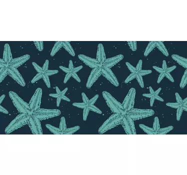 αυτοκόλλητα αστερίας bluetones για έπιπλα - TenStickers