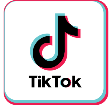 Tiktok λογότυπο παραθύρου - TenStickers