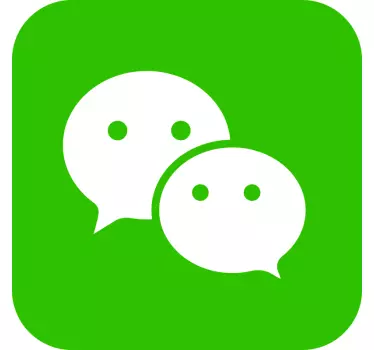 Decal παραθύρου λογότυπου wechat - TenStickers