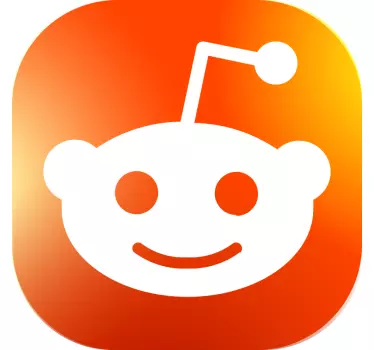 Reddit λογότυπο παραθύρου - TenStickers