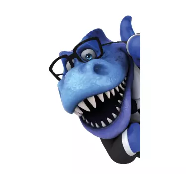 Fun trex 3d απεικόνιση παραθύρου decal - TenStickers