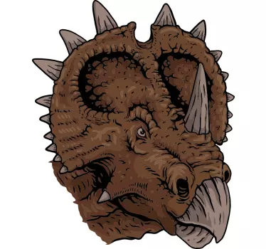 T-rex hunter's trophy dragon wall decal - TenStickers