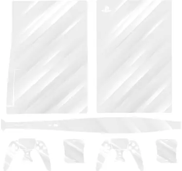 λευκό με λαμπερά φώτα playstation - TenStickers