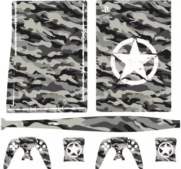καμουφλάζ skin playstation 5 decal - TenStickers