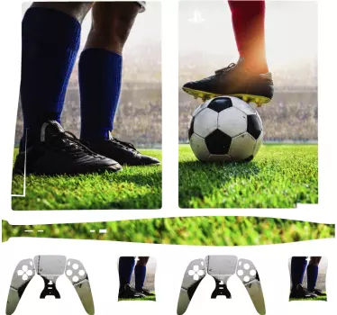 ποδοσφαιριστής playstation 5 decal - TenStickers