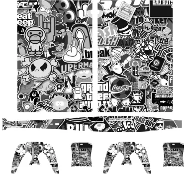 αυτοκόλλητα βόμβας playstation 5 - TenStickers