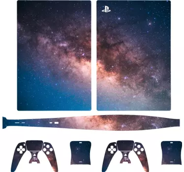 Galaxy playstation 5 decal - TenStickers