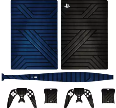 αυτοκόλλητα μεταλλικό δέρμα playstation 5 - TenStickers