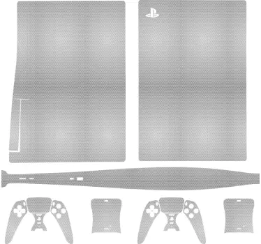 Αυτοκόλλητο με αυτοκόλλητο playstation skin white - TenStickers