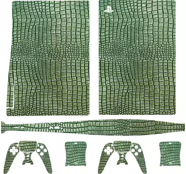 αυτοκόλλητα alligator skin playstation 5 - TenStickers