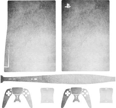 Grunge skin playstation 5 decal - TenStickers