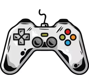 εικονίδιο gamepad βιντεοπαιχνίδι decal playstation - TenStickers