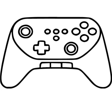 Χέρι που σκίτσο χειριστήριο playstation - TenStickers