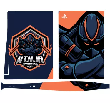 θυμωμένος ninja gaming playstation decal - TenStickers