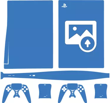 Ps5 εξατομικεύσιμα αυτοκόλλητα playstation - TenStickers