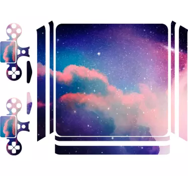 γαλαξιακά αστέρια playstation 4 decal - TenStickers