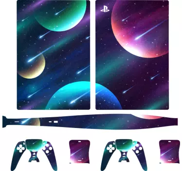 Space playstation 5 αυτοκόλλητα - TenStickers
