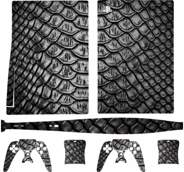 αυτοκόλλητα ps5 aligator skin playstation 5 - TenStickers