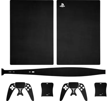 Αυτοκόλλητο ps5 black skin playstation 5 - TenStickers