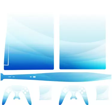 Αυτοκόλλητο ps5 Μπλε Γκράντ Μάσκα - TenStickers