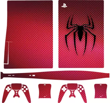 αυτοκόλλητα spiderman στήθος λογότυπο playstation 5 - TenStickers