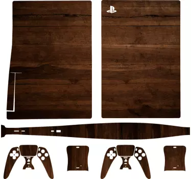 Kona ξύλο playstation 5 decal - TenStickers