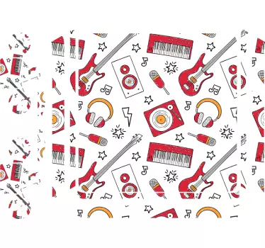 Χέρι που μοτίβο ροκ playstation 4 skin decal - TenStickers