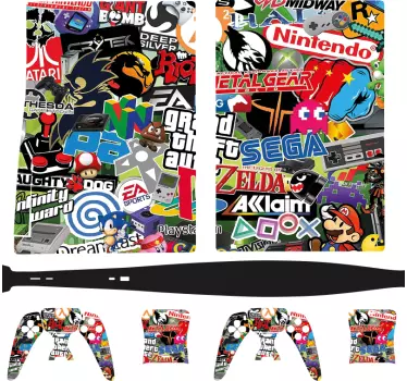 Cool stickers συλλογή playstation 5 decal - TenStickers