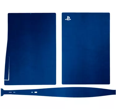 φόντο με έντονο μπλε playstation 5 decal - TenStickers
