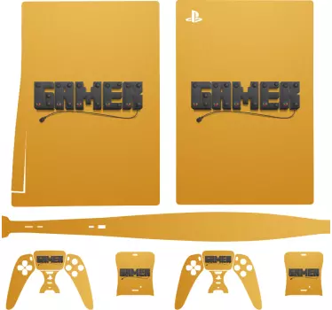 Αυτοκόλλητο ps5 Στοιχεία gamer - TenStickers