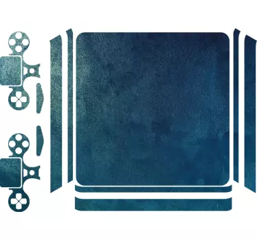 Αυτοκόλλητα ps4 Σχεδίαση Υφής Μπλε - TenStickers