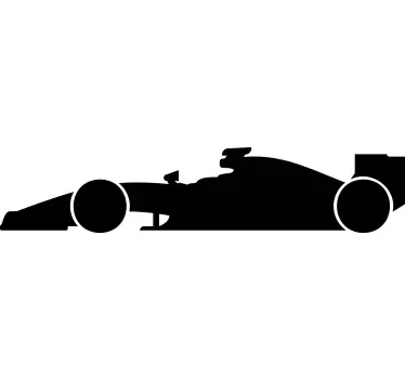 σιλουέτα f1 αυτοκίνητο ακραία σπορ τοίχου decal - TenStickers