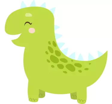 χαμογελαστά kawaii dragon wall decal - TenStickers