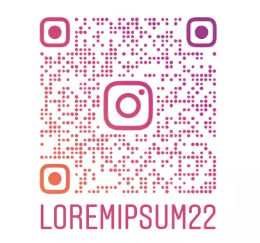 πολύχρωμο αυτοκόλλητο instagram qr code - TenStickers