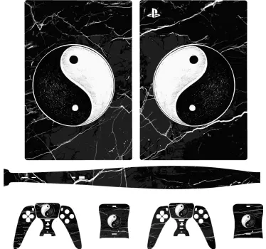 αυθεντικά αυτοκόλλητα playstation 5 yin yang balance - TenStickers