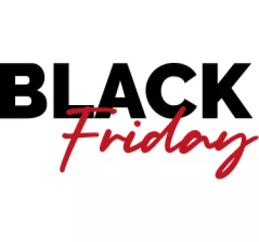 απλά αυτοκόλλητα σχεδιασμού black friday - TenStickers