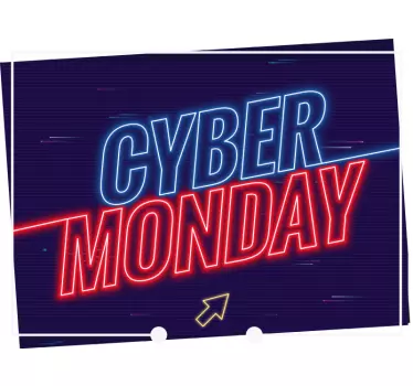 αυτοκόλλητα cyber monday black friday - TenStickers