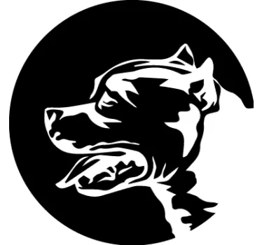 αμερικανικό decal car stafford-shire terrier - TenStickers