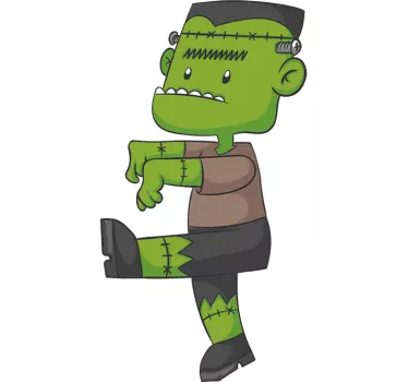 αυτοκόλλητο τοίχου τέρας μωρό frankenstein - TenStickers