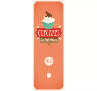 αυτοκόλλητο ψυγείου cupcakes - TenStickers