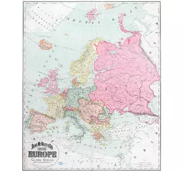 αυτοκόλλητο τοίχου παγκόσμιου χάρτη europe 1900 - TenStickers